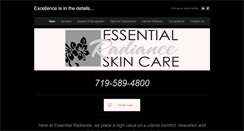 Desktop Screenshot of essentialradianceskincareservices.com